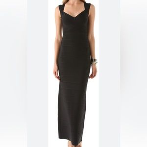 Herve Leger sleeveless Maxi dress